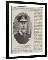 Admiral Sir C F Hotham, New Commander-In-Chief at Portsmouth-null-Framed Giclee Print