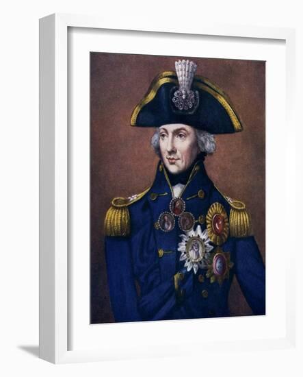 Admiral Sir Horatio Nelson, 1798-1799-Henry Bone-Framed Giclee Print