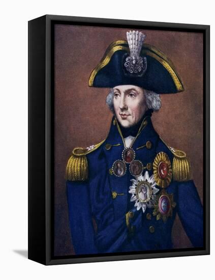 Admiral Sir Horatio Nelson, 1798-1799-Henry Bone-Framed Stretched Canvas