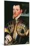 Admiral Sir Richard Hawkins (1532-1595), C.1590 (Oil on Panel)-English School-Mounted Giclee Print