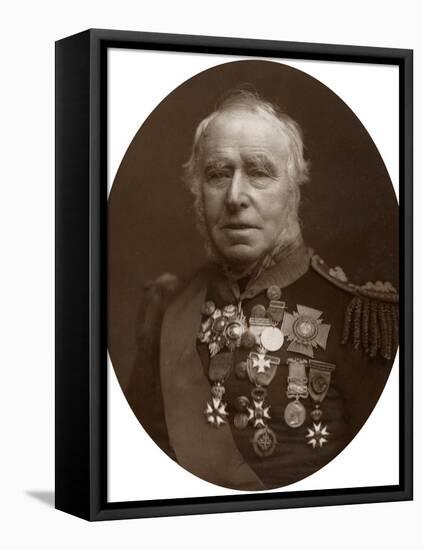 Admiral Sir Sydney Colpoys Dacres, Governor of Greenwich Hospital, 1883-Lock & Whitfield-Framed Stretched Canvas