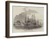 Admiral Sir W Parker Leaving Corfu, in The Howe, for Cephalonia-null-Framed Giclee Print