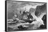 Admiral Somers Runs His Ship Ashore, Bermuda, 1609-null-Framed Stretched Canvas