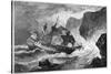 Admiral Somers Runs His Ship Ashore, Bermuda, 1609-null-Stretched Canvas