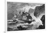 Admiral Somers Runs His Ship Ashore, Bermuda, 1609-null-Framed Giclee Print