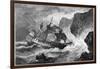 Admiral Somers Runs His Ship Ashore, Bermuda, 1609-null-Framed Giclee Print