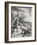 Admiral Suffren in the Indian Ocean During His Campaign Against the English in the 18th Century-null-Framed Giclee Print