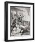 Admiral Suffren in the Indian Ocean During His Campaign Against the English in the 18th Century-null-Framed Giclee Print