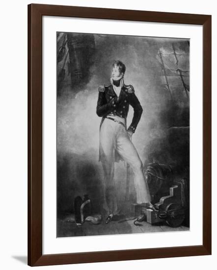 Admiral Thomas Cochrane, 10th Earl of Dundonald, Engraved by Charles Turner, 1809-Peter Eduard Stroehling-Framed Giclee Print