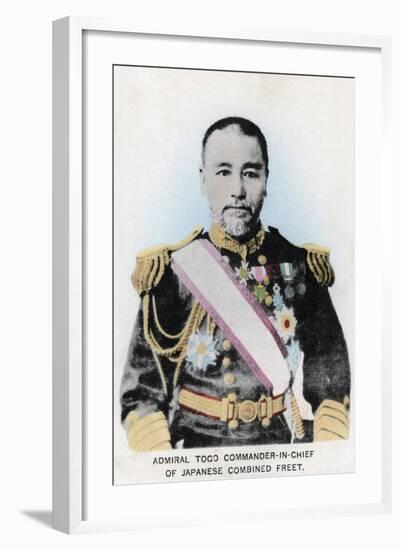 Admiral Togo, Commander-In-Chief of Japanese Combined Fleet, C1903-1905-null-Framed Giclee Print