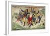 Admiral Villaret De Joyeuse on Board His Sinking Ship Vengeur Du Peuple-null-Framed Giclee Print