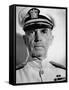 Admiral William D. Leahy, Wearing White Summer Navy Uniform and Braided Cap-Myron Davis-Framed Stretched Canvas