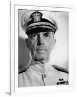 Admiral William D. Leahy, Wearing White Summer Navy Uniform and Braided Cap-Myron Davis-Framed Photographic Print