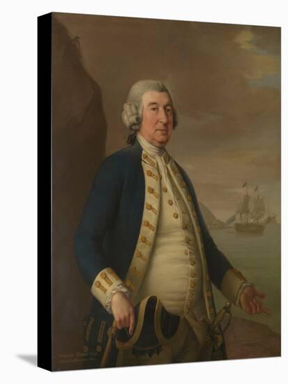 Admiral William Parry (1705-1779), 1777 (Oil on Canvas)-John Francis Rigaud-Stretched Canvas