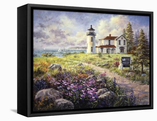 Admirality Head Lighthouse-Nicky Boehme-Framed Stretched Canvas