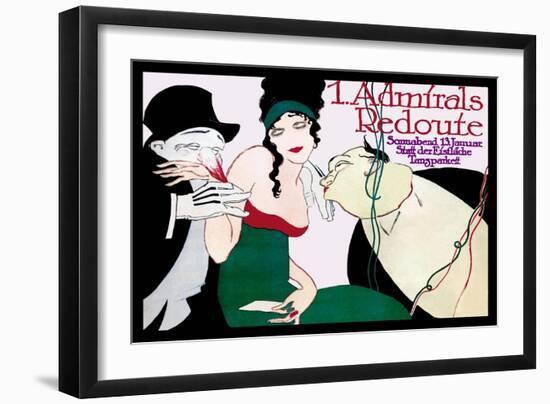 Admirals' Masquerade-null-Framed Art Print