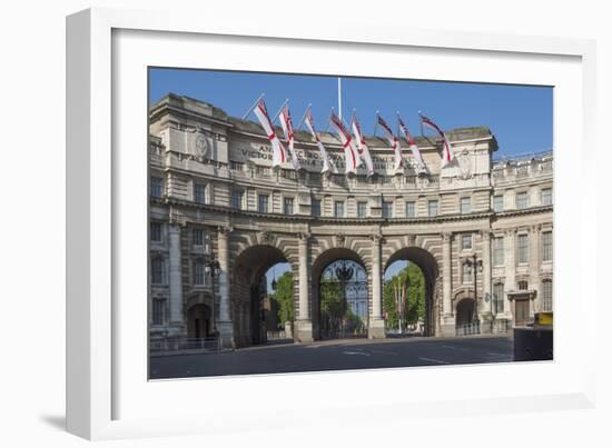 Admiralty Arch, Between the Mall and Trafalgar Square, London, England, United Kingdom, Europe-James Emmerson-Framed Photographic Print