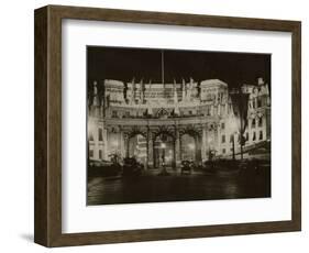 Admiralty Arch Decorated in Preparation for the Coronation of King George VI, May 1937-null-Framed Photographic Print