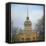 Admiralty Building in St Petersburg, 19th Century-Andreyan Zakharov-Framed Stretched Canvas