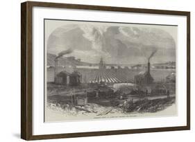 Admiralty Works, St Mary's Isle, Chatham, the Brick-Field-null-Framed Giclee Print