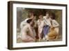 Admiration-William Adolphe Bouguereau-Framed Art Print