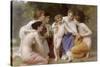 Admiration-William Adolphe Bouguereau-Stretched Canvas