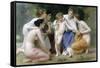 Admiration-William Adolphe Bouguereau-Framed Stretched Canvas