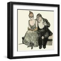 Admirer 1884-null-Framed Art Print