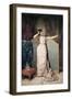 Admiring Herself-Auguste Toulmouche-Framed Premium Giclee Print