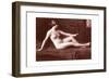 Admiring Herself-null-Framed Art Print