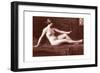 Admiring Herself-null-Framed Art Print