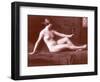 Admiring Herself-null-Framed Art Print