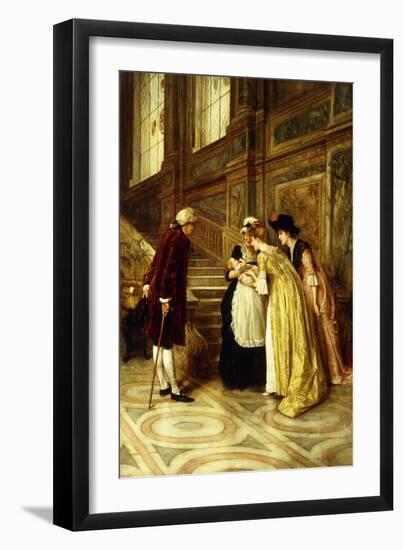 Admiring the Baby-George Goodwin Kilburne-Framed Giclee Print