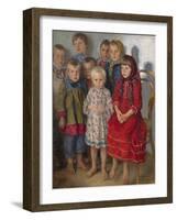 Admissions Day-Nikolai Petrovich Bogdanov-Belsky-Framed Giclee Print