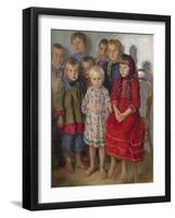 Admissions Day-Nikolai Petrovich Bogdanov-Belsky-Framed Giclee Print