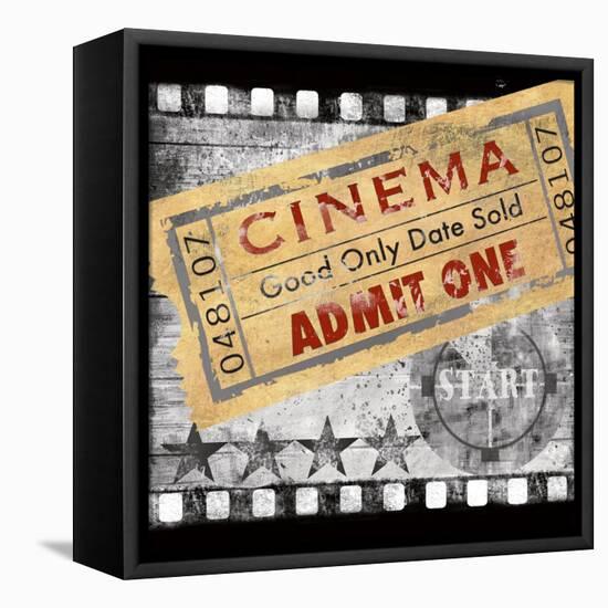 Admit One-Conrad Knutsen-Framed Stretched Canvas