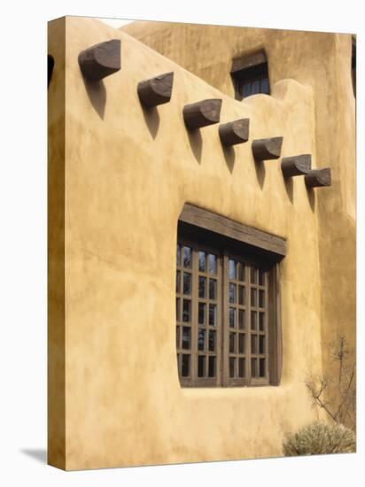 Adobe Architecture, Santa Fe, New Mexico, USA-Jerry Ginsberg-Stretched Canvas