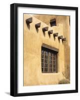 Adobe Architecture, Santa Fe, New Mexico, USA-Jerry Ginsberg-Framed Photographic Print
