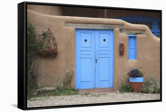 Adobe Architecture, Taos, New Mexico, United States of America, North America-Wendy-Framed Stretched Canvas