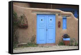 Adobe Architecture, Taos, New Mexico, United States of America, North America-Wendy-Framed Stretched Canvas