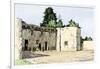 Adobe Building in the Old Spanish Section of Albuquerque, New Mexico-null-Framed Giclee Print