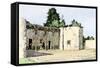 Adobe Building in the Old Spanish Section of Albuquerque, New Mexico-null-Framed Stretched Canvas