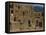 Adobe Buildings of Taos Pueblo, Dating from 1450, UNESCO World Heritage Site, New Mexico, USA-Woolfitt Adam-Framed Stretched Canvas