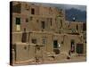 Adobe Buildings of Taos Pueblo, Dating from 1450, UNESCO World Heritage Site, New Mexico, USA-Woolfitt Adam-Stretched Canvas