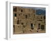 Adobe Buildings of Taos Pueblo, Dating from 1450, UNESCO World Heritage Site, New Mexico, USA-Woolfitt Adam-Framed Photographic Print