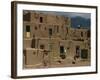 Adobe Buildings of Taos Pueblo, Dating from 1450, UNESCO World Heritage Site, New Mexico, USA-Woolfitt Adam-Framed Photographic Print