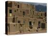 Adobe Buildings of Taos Pueblo, Dating from 1450, UNESCO World Heritage Site, New Mexico, USA-Woolfitt Adam-Stretched Canvas