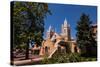 Adobe Church in Albuquerque, New Mexico, United States of America, North America-Michael Runkel-Stretched Canvas
