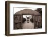 Adobe Church Of Chimayo, New Mexico-George Oze-Framed Photographic Print