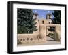 Adobe Church of St. Francis of Assisi, Dating from 1812, Ranchos De Taos, New Mexico, USA-Nedra Westwater-Framed Photographic Print
